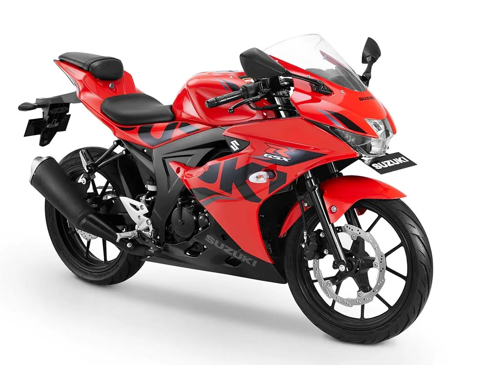 Suzuki GSX-R150 Keyless - Merah Striping Hitam SUZUKI Warna GSX-R150 Keyless - Merah Striping Hitam SUZUKI