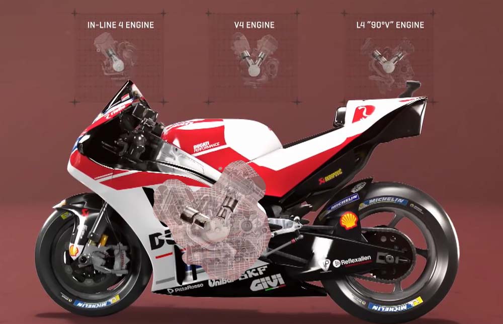 Konfigurasi Mesin L4 Ducati