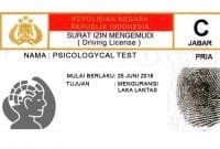Tes Psikologi SIM Tes Psikologi SIM