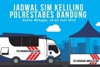 Jadwal SIM Keliling Bandung 16-22 Juli 2018