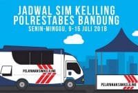 Jadwal SIM Keliling Bandung 9-15 Juli 2018