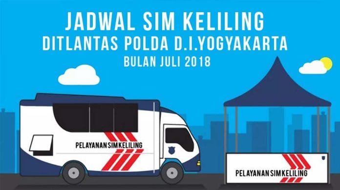 Jadwal SIM Keliling Yogyakarta bulan Juli 2018