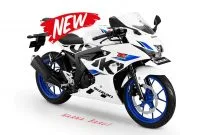 Warna Baru Suzuki GSX-R150 2018 Putih Velg Cat Biru Warna Baru Suzuki GSX-R150 2018 Putih Velg Cat Biru