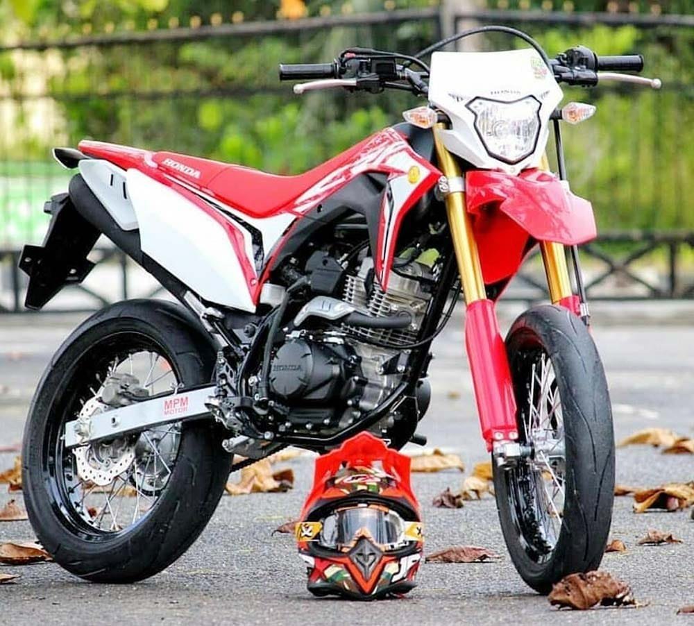 Modifikasi Honda CRF150L Supermoto