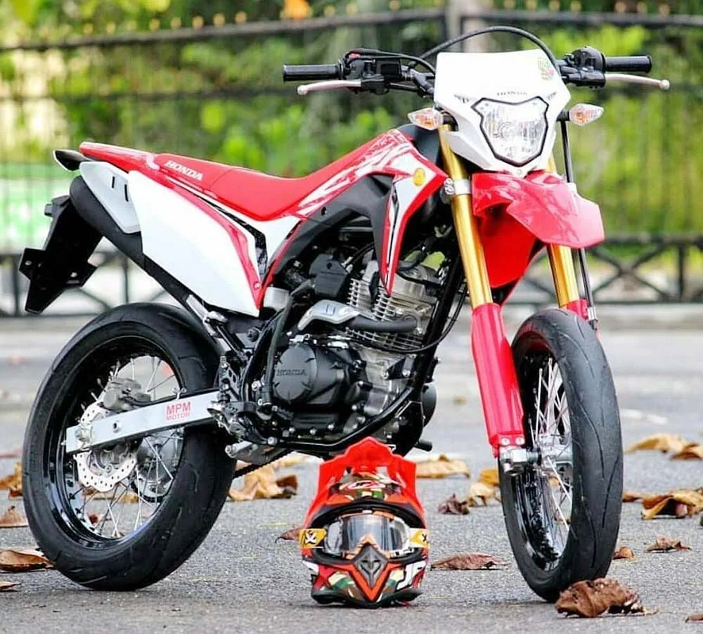 Honda CRF150L Modif Supermoto keren