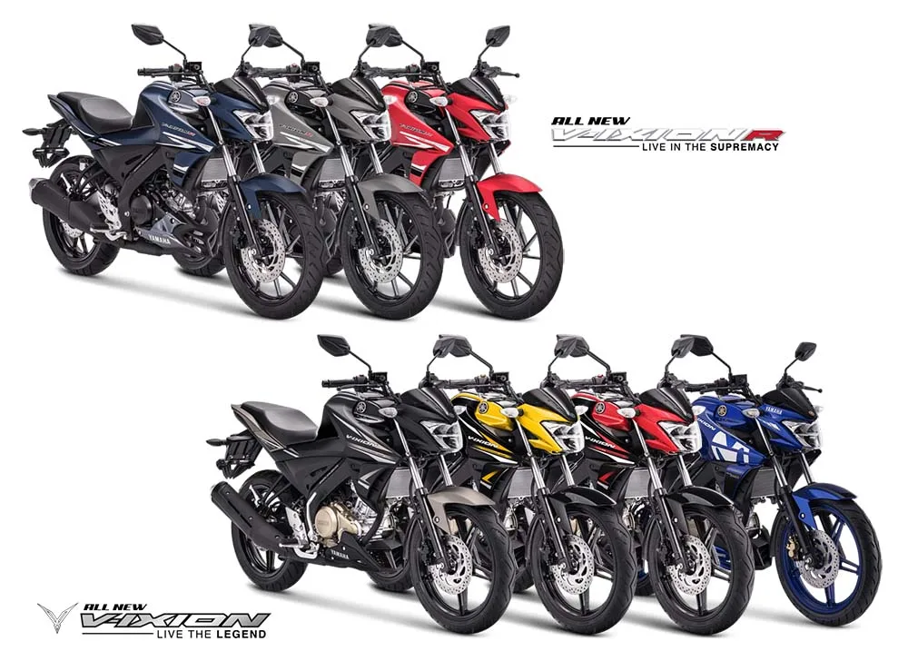 Pilihan Warna Yamaha Vixion 150 dan Vixion R 155 VVA Pilihan Warna Yamaha Vixion 150 dan Vixion R 155 VVA
