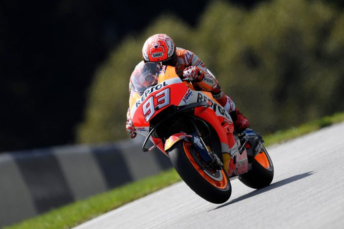 Starting Grid MotoGP Austria 2018, Marquez Pole Position