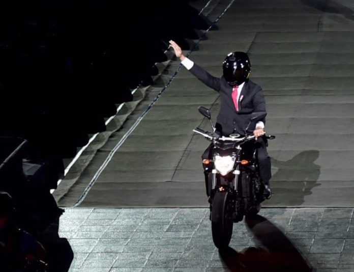 Stuntman Jokowi di Opening Asian Games 2018