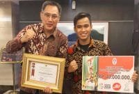 Galang Hendra bersama M.Abidin selaku GM After sales & Motor Sports PT YIMM Galang Hendra bersama M.Abidin selaku GM After sales & Motor Sports PT YIMM