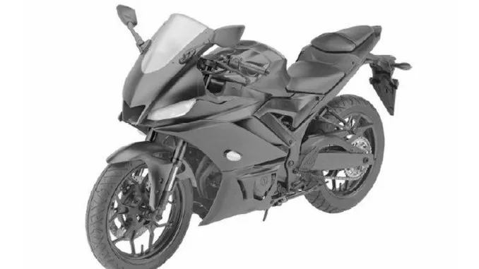 Paten Design Yamaha R25 2019 sisi depan