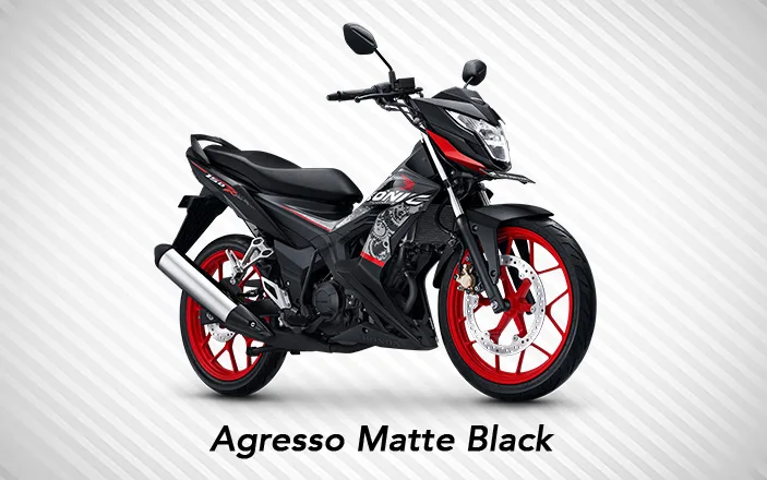 Warna Sonic 2018 Hitam Doff