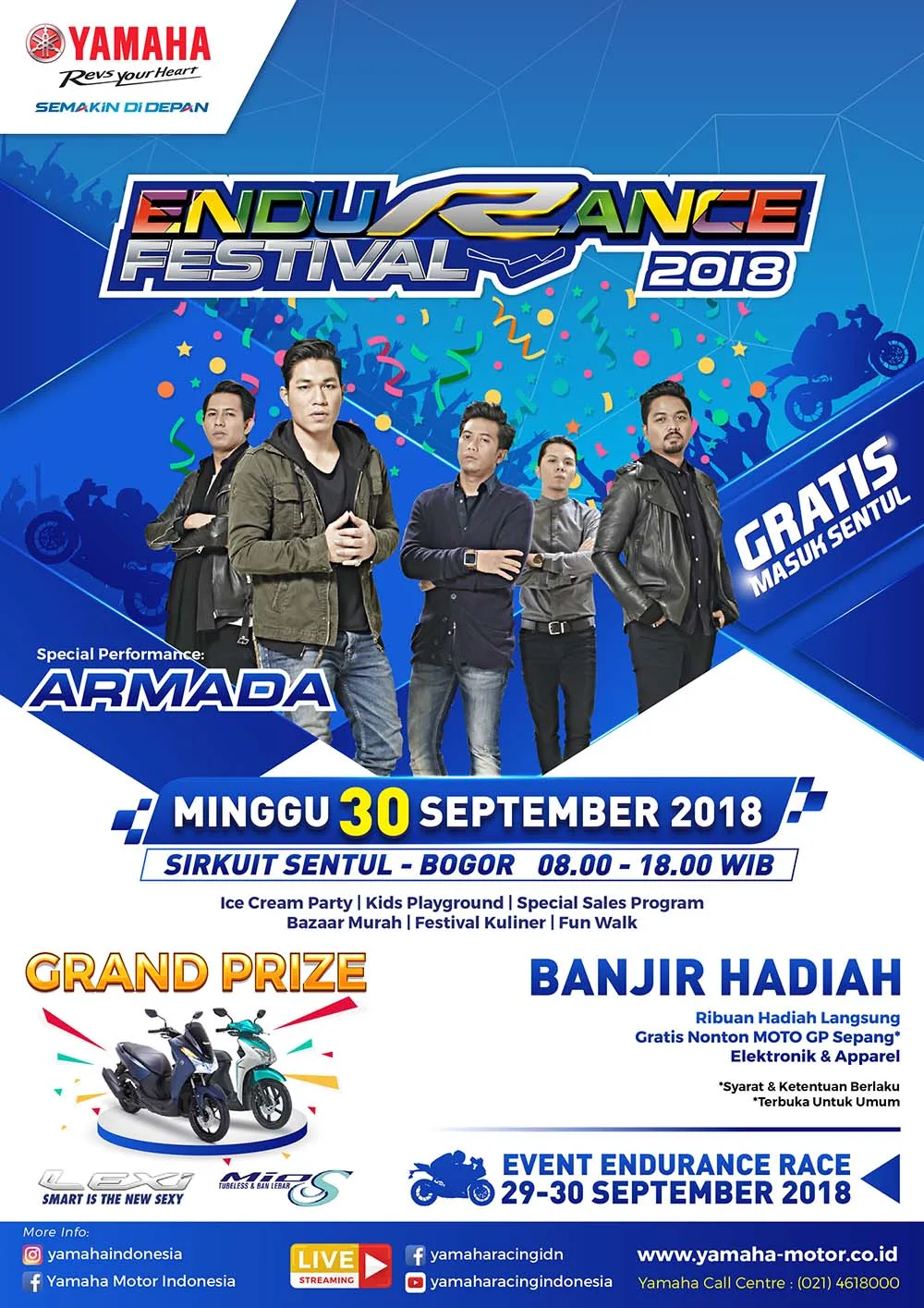 Yamaha Endurance Festival 2018 bersama Armada