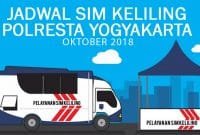 Jadwal SIM Kelililing Polresta Yogyakarta bulan Oktober 2018 Jadwal SIM Kelililing Polresta Yogyakarta bulan Oktober 2018