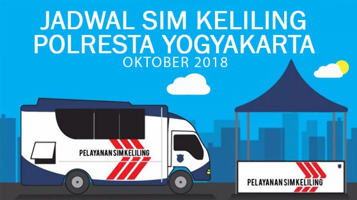 Jadwal SIM Kelililing Polresta Yogyakarta bulan Oktober 2018