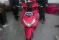 Launching Yamaha FreeGo di Jogja, warna merah doff