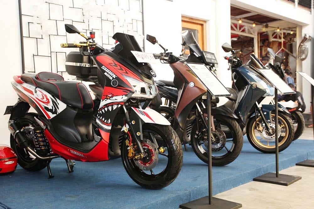 Modifikasi Lexi di CustoMAXI Yamaha 2018 Yogyakarta