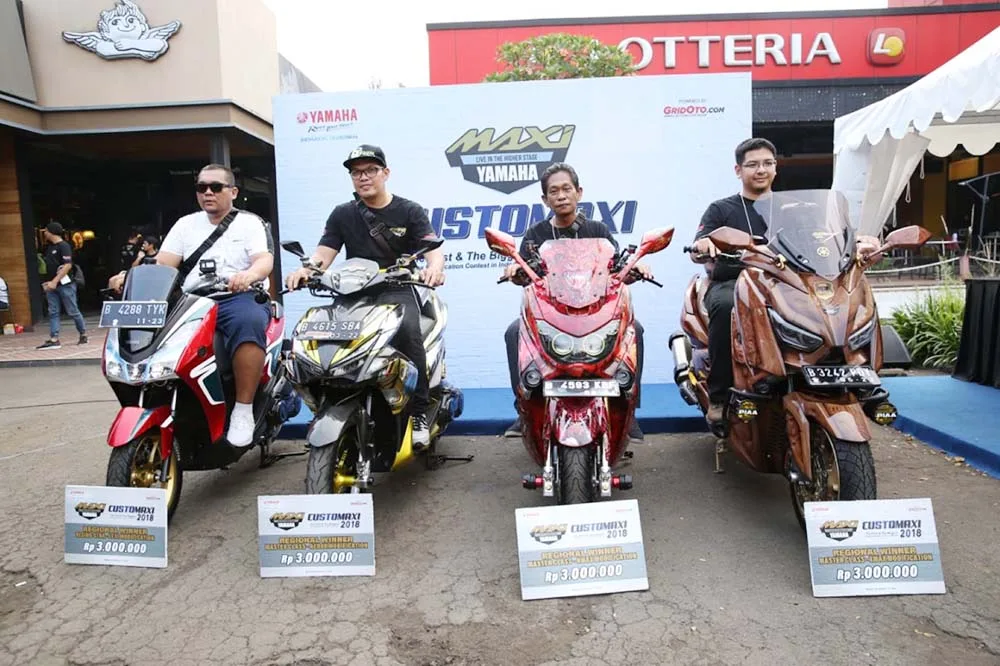 Para pemenang kategori Master Class semifinal CustoMAXI Bekasi