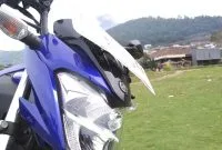 Yamaha Vixion R background gunung lawu