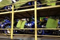 Jupiter MX King 2019 Livery MotoGP Movistar diangkut truk ekspedisi