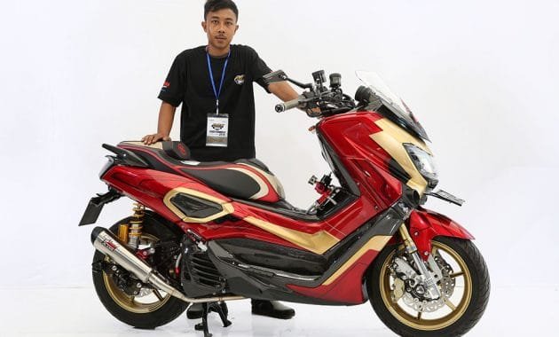 Pemenang Modifikasi kategori Master Class Nmax CustoMAXI Makassar 2018