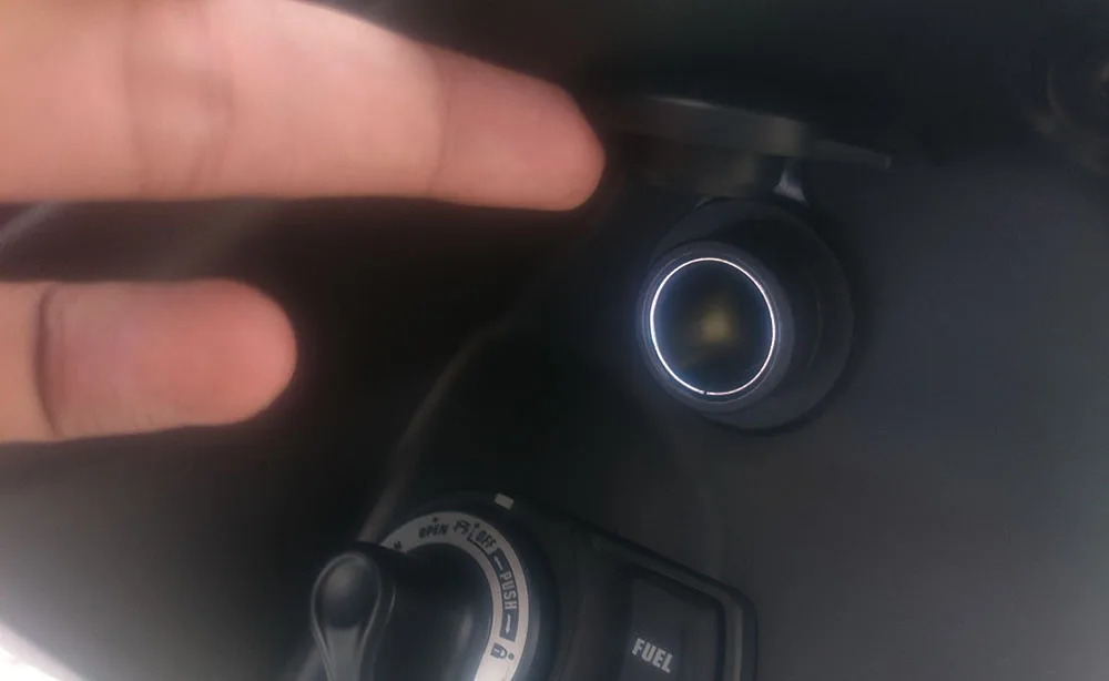 Power Outlet Yamaha FreeGo, buat ngecas hape