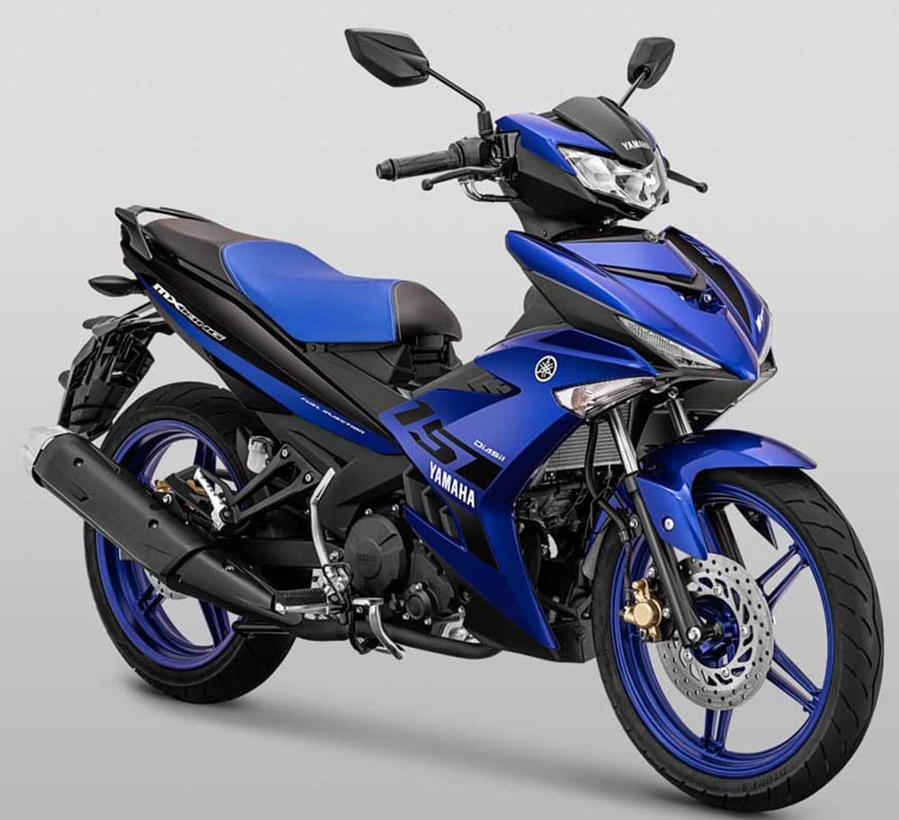 Yamaha Jupiter MX King facelift 2019 biru