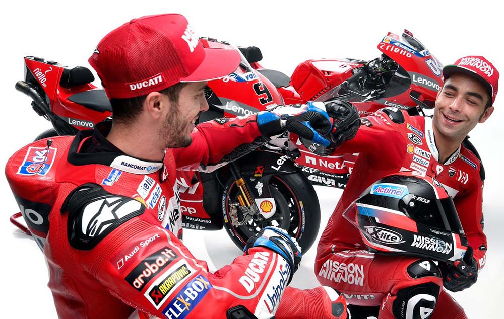 Dovizioso dan Petrucci pembalap Ducati 2019