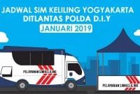 Jadwal SIM Keliling Yogyakarta Januari 2019 Ditlantas Polda DIY