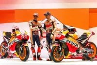Marquez dan Lorenzo lauching Tim Repsol Honda