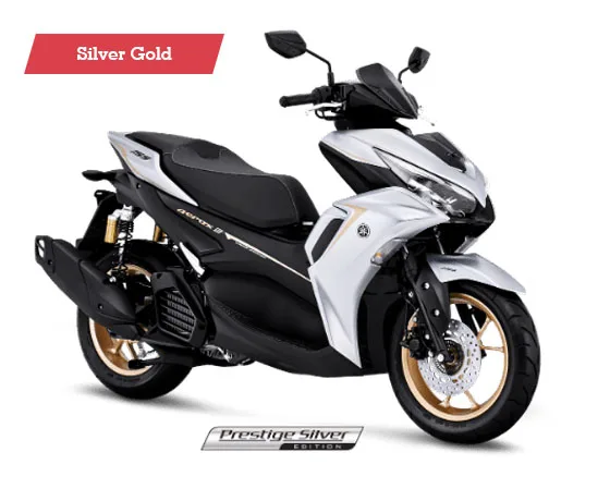 Warna Aerox 155 Connected ABS Prestige Silver
