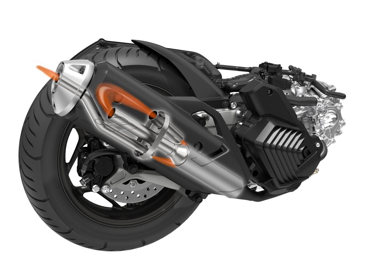 Lubang Exhaust Honda PCX 160 Lubang Exhaust Honda PCX 160
