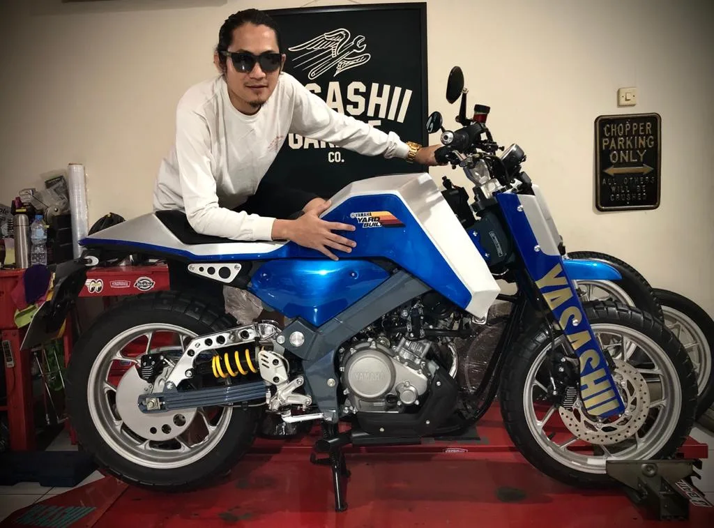 Franky Mory (Yasashii Garage) - Modifikasi XSR 155 Futuristic Scrambler