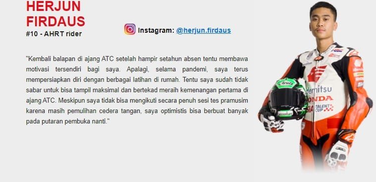 Herjun Firdaus - Asia Talent Cup