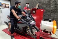 Honda Dyno Battle Tes CBR250RR