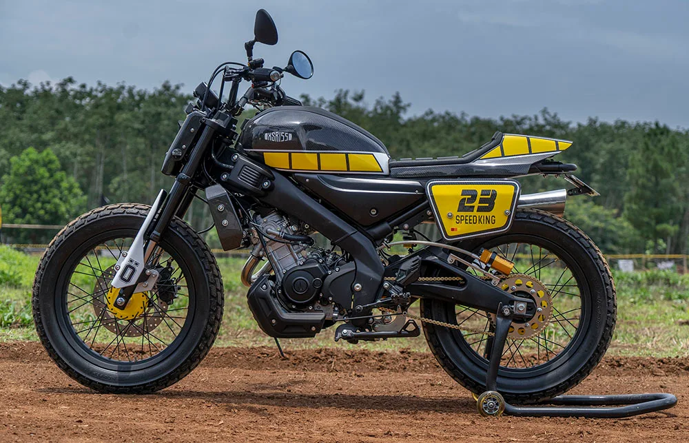 Modifikasi XSR 155 Flat Tracker (Speedking Garage)