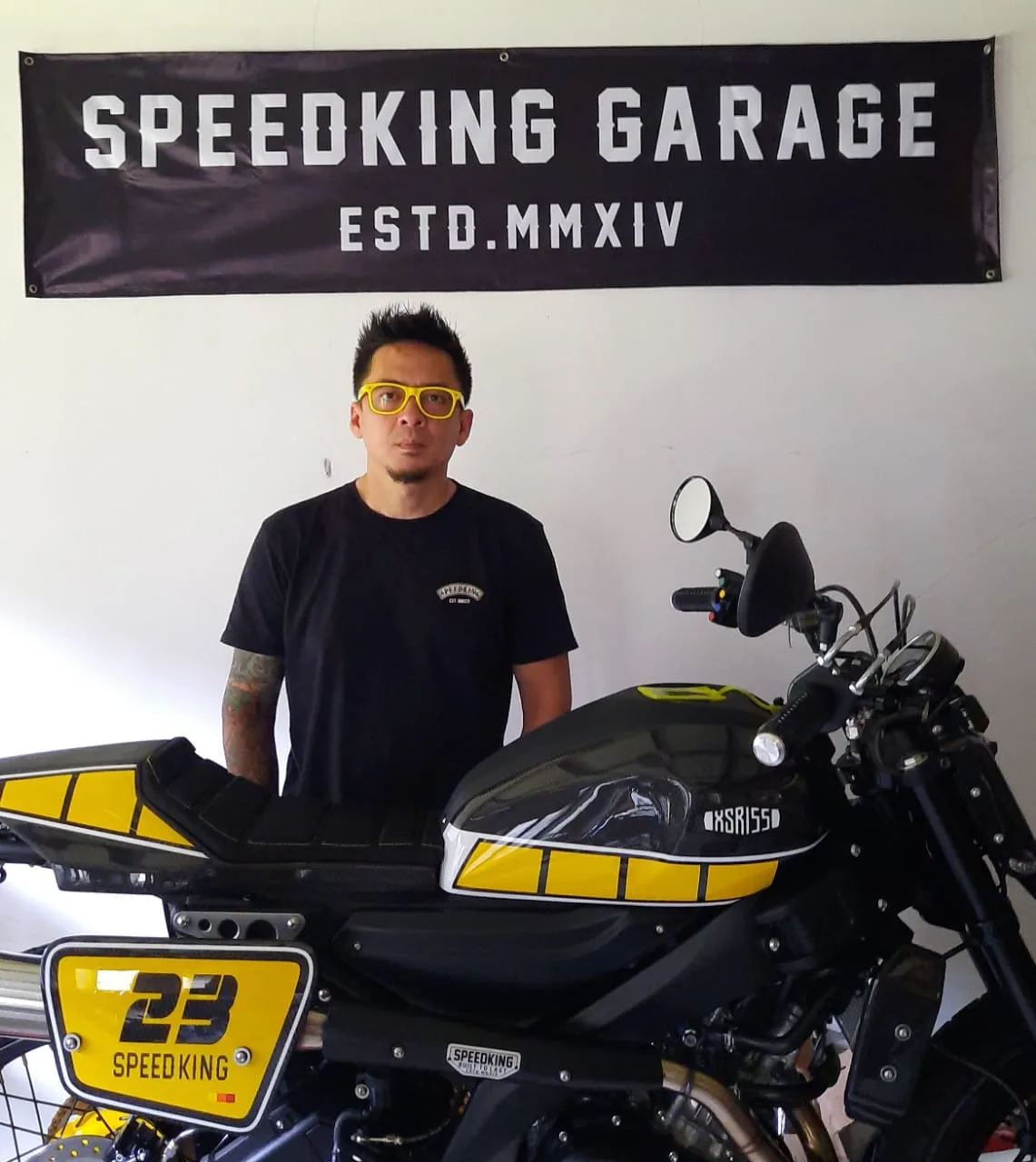 Susanto Gunawan (Speedking Garage) - Modifikasi XSR 155 Flat Tracker