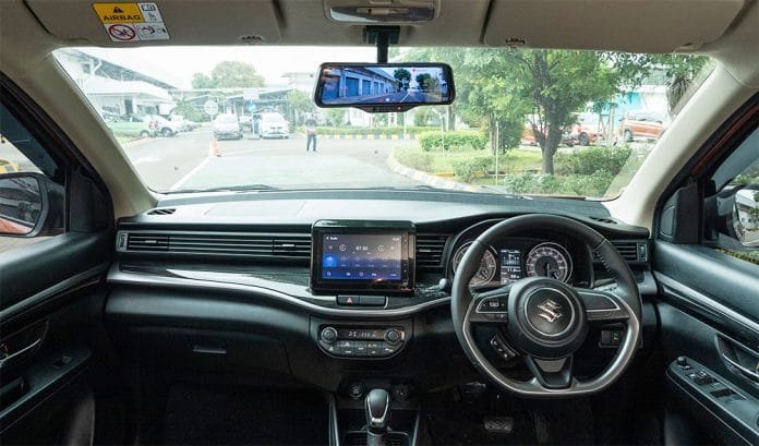 Tampilan Kaca Pintar Smart e-Mirror Suzuki XL7