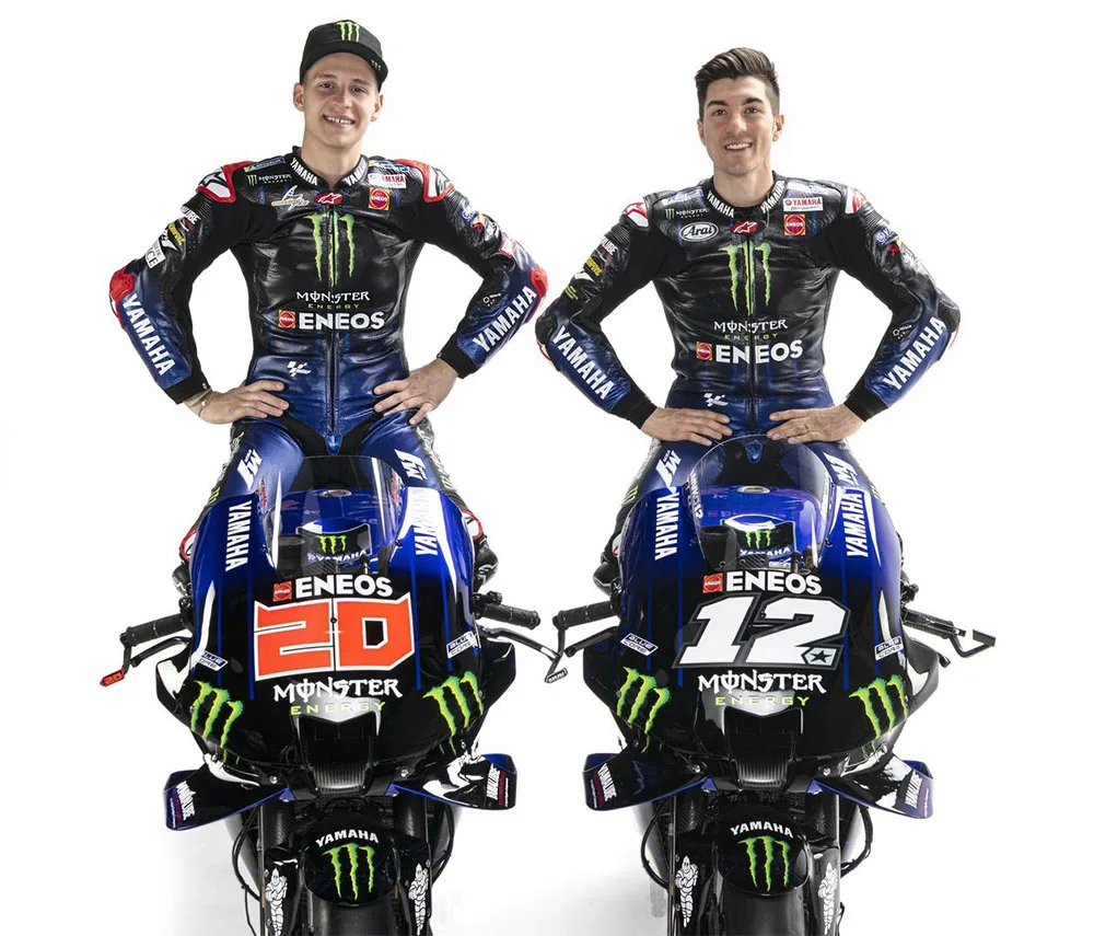 Pembalap Yamaha Monster Energy MotoGP 2021