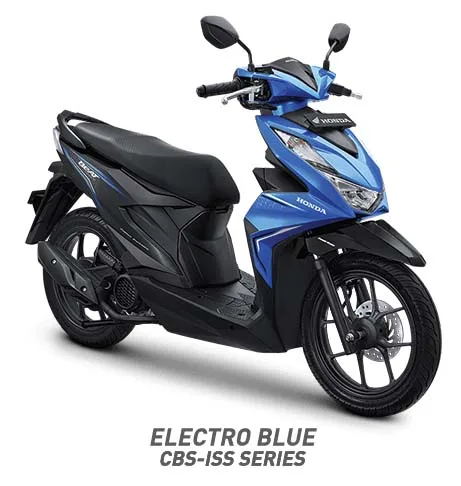 Warna Honda BeAT Electro Blue CBS-ISS