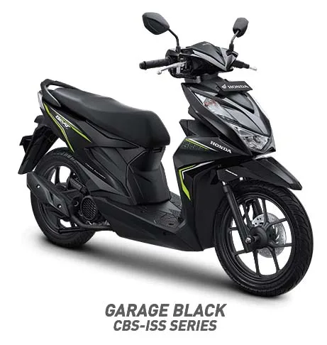 Warna Honda BeAT Garage Black CBS-ISS