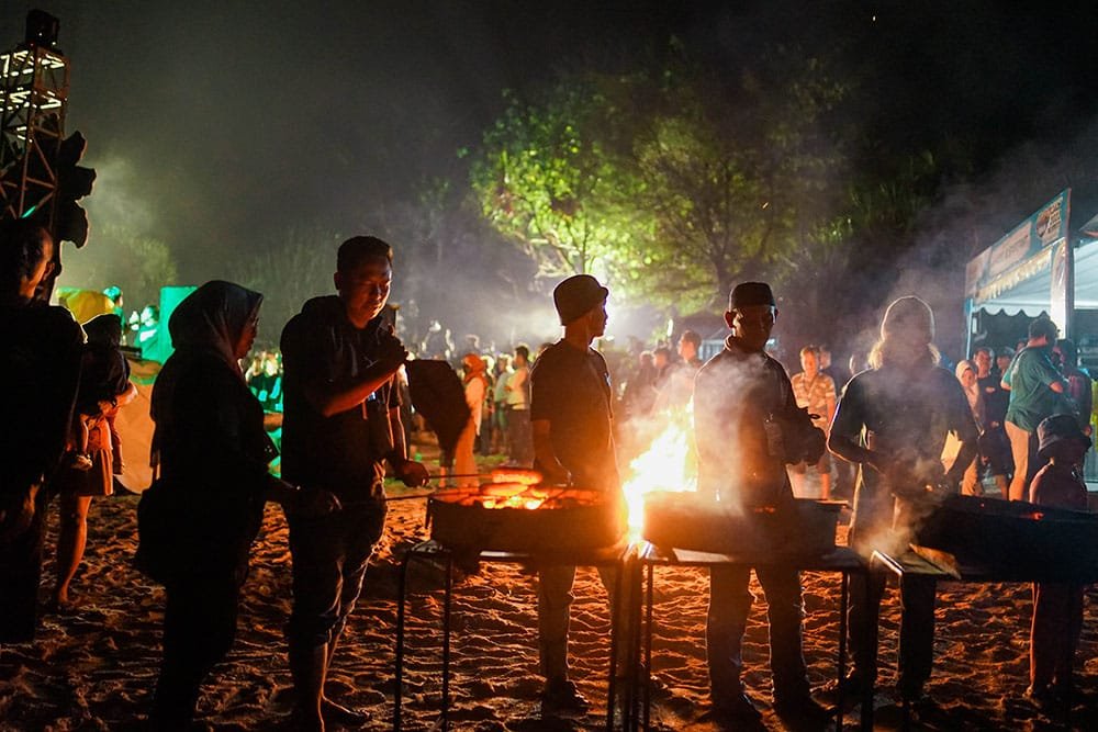 Yamaha Maxi Day 2022 Yogyakarta Acara Bebakaran Ikan