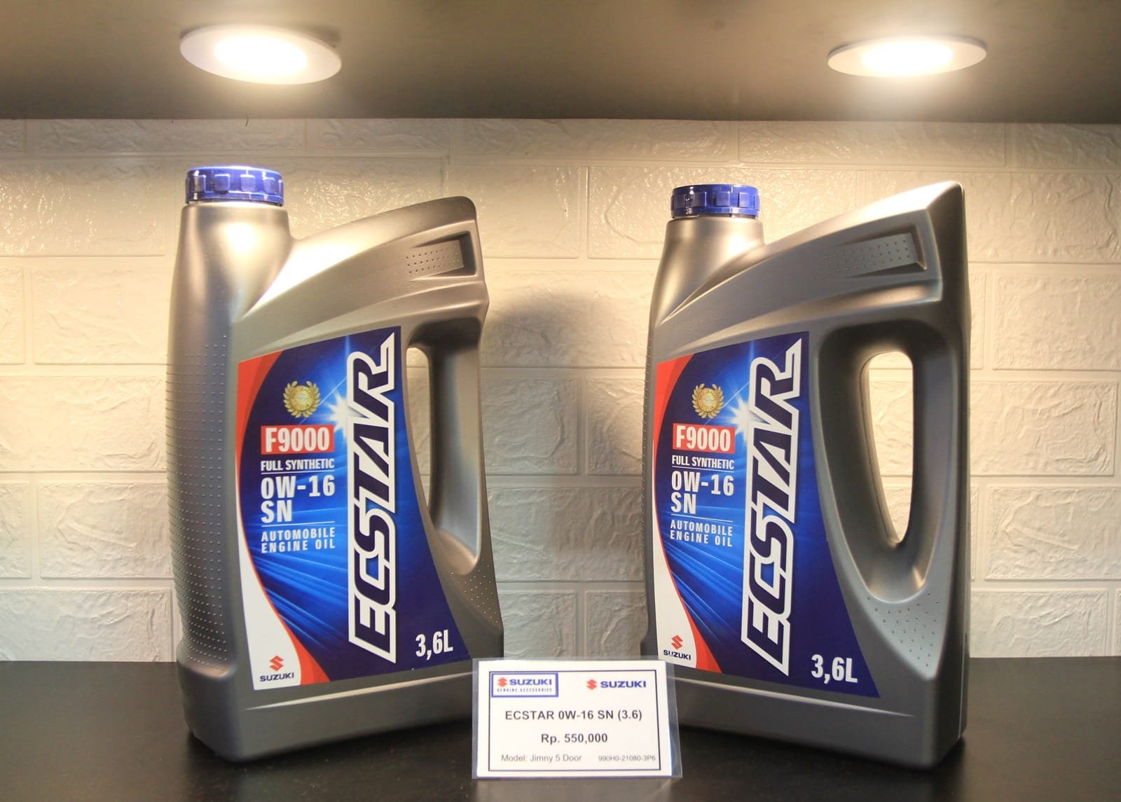 Suzuki Ecstar Oil 0W-16 SN dirancang khusus untuk Suzuki Jimny 5-Door