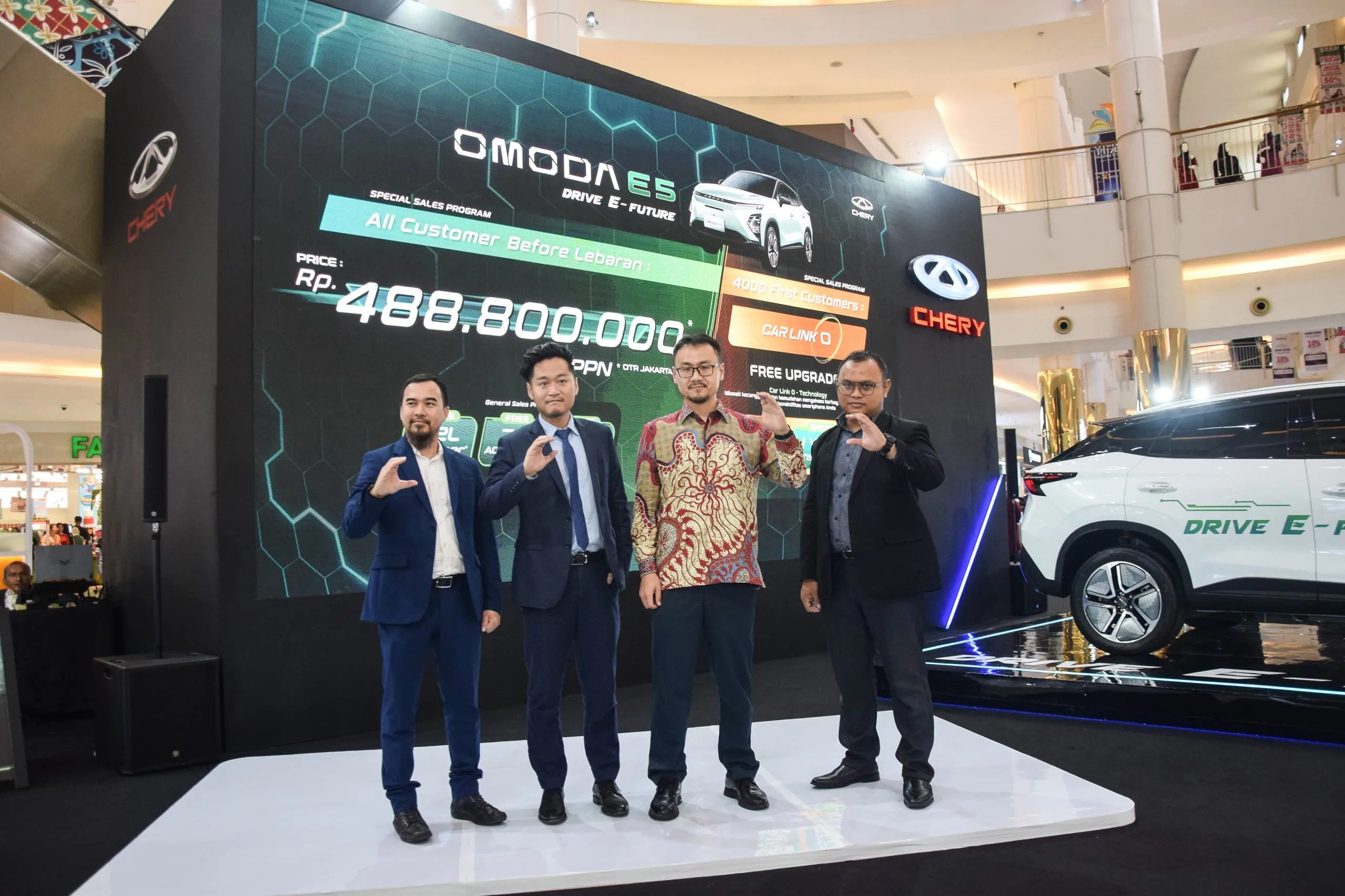 Chery Perpanjang Harga Spesial OMODA E5 untuk 4.000 Konsumen Pertama dan Hadirkan Fitur Internet on Vehicle