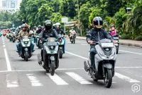 KEREN BERTENAGA, UJI KETANGGUHAN LEXI LX 155 DI JALUR PADAT IBU KOTA