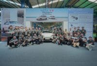 PT NETA Auto Indonesia Rayakan Produksi Lokal Pertama  NETA V-II Dengan Line Off Celebration