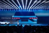 Steve Eum, Vice President, General Manager of Design CHINA Research & Development, memaparkan keunggulan dari OMODA 7 yang baru saja debut secara global beberapa waktu lalu di Wuhu, China