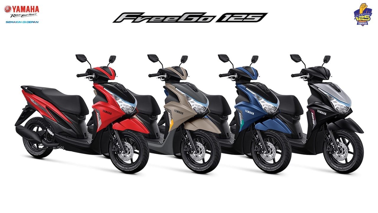 COMPACT SCOOTER YAMAHA FREEGO TAMPIL GAGAH DENGAN PILIHAN WARNA BARU