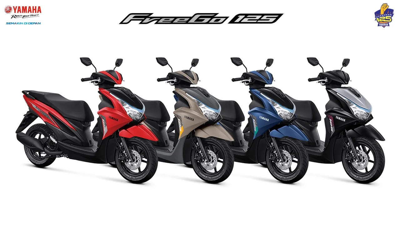 COMPACT SCOOTER YAMAHA FREEGO TAMPIL GAGAH DENGAN PILIHAN WARNA BARU