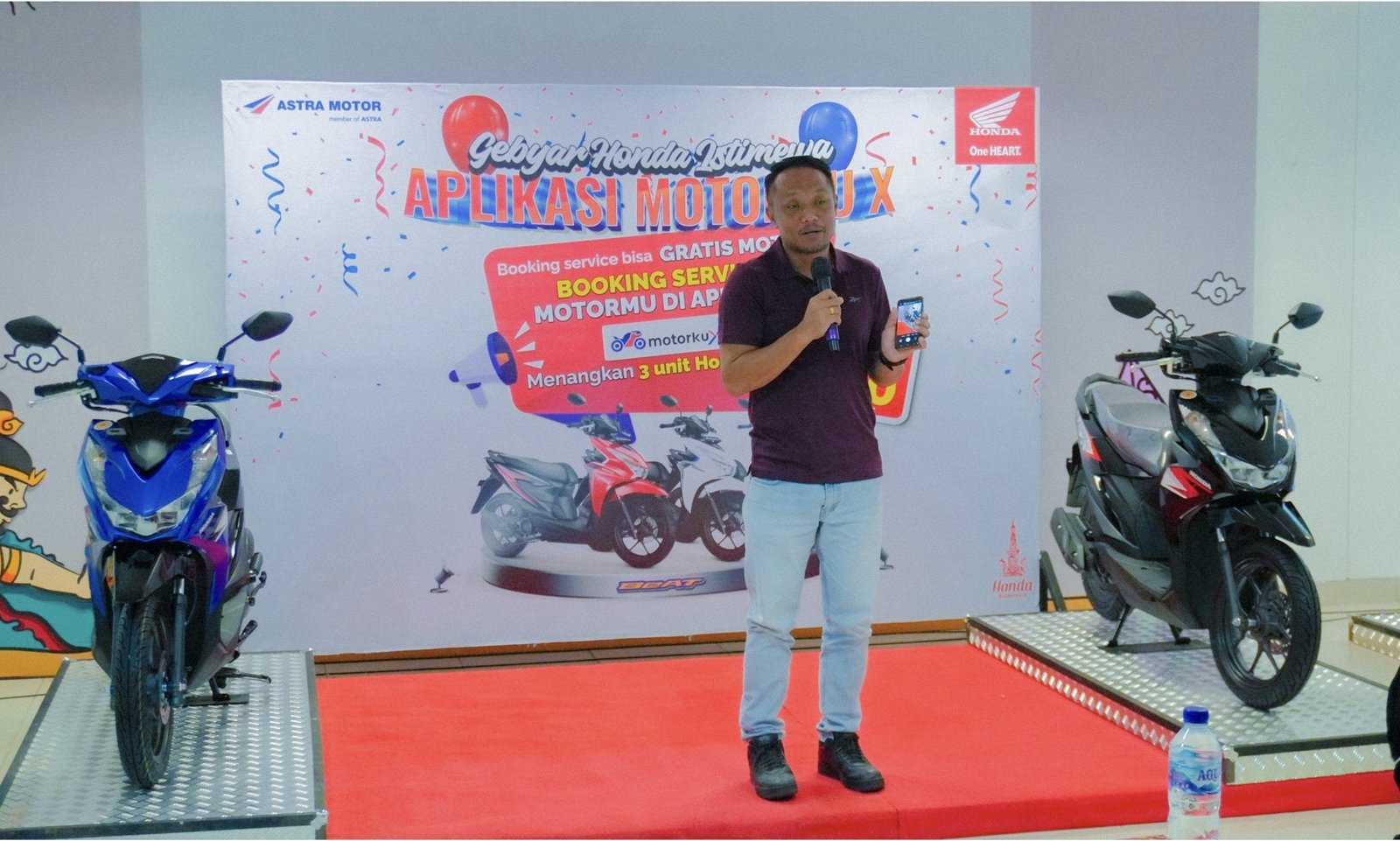Gebyar Honda Istimewa Aplikasi Motorku X  Astra Motor Yogyakarta Undi 3 Unit Honda BeAT