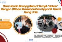 New Honda Scoopy Berani Tampil 'Kalcer' Dengan Pilihan Aksesoris Dan Apparel Resmi Yang Unik